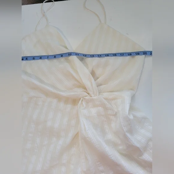 Zara Knotted Stripe Tunic Top Size XL - Picture 11 of 11